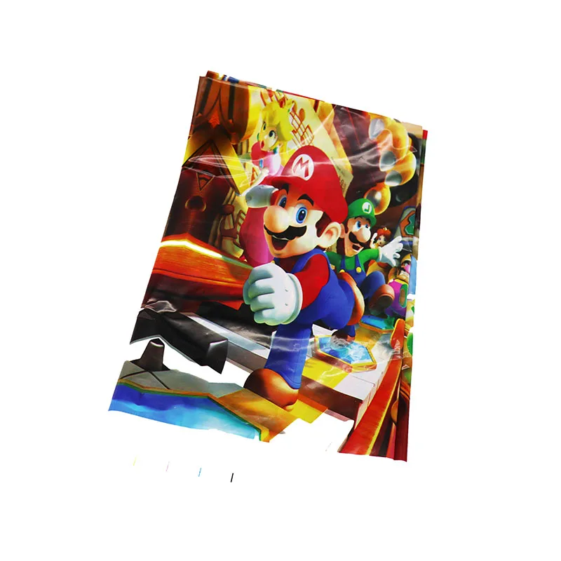 

Cute Cartoon Plastic Tablecloth Super Mario Boy Girl Happy Birthday Party Disposable Tablecovers Christmas Decoration Supply