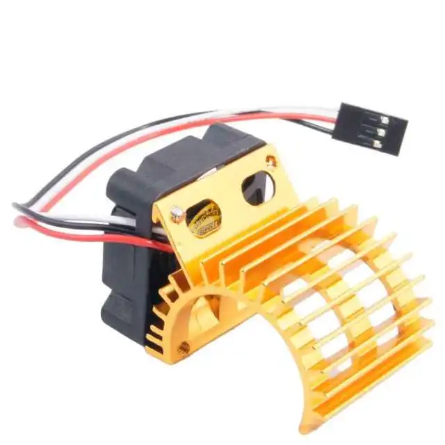5 цветов RC HSP Alum 380 390 мотор теплоотвод DC 7 2 V Бесщеточный вентилятор для 1:16