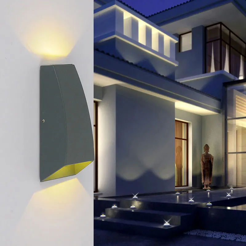 Fashion led waterproof outdoor lamp villa fence chamber wall sconce backyard garden light WCS-OWL39