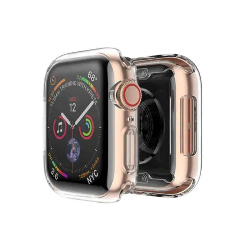 Ультратонкий жесткий защитный чехол для экрана из поликарбоната Apple Watch iWatch Series 4