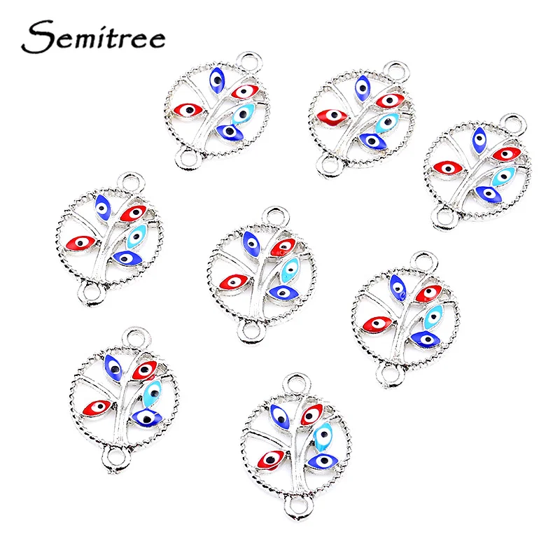 Semitree 10 шт./лот многоцветные подвески для украшения браслетов и