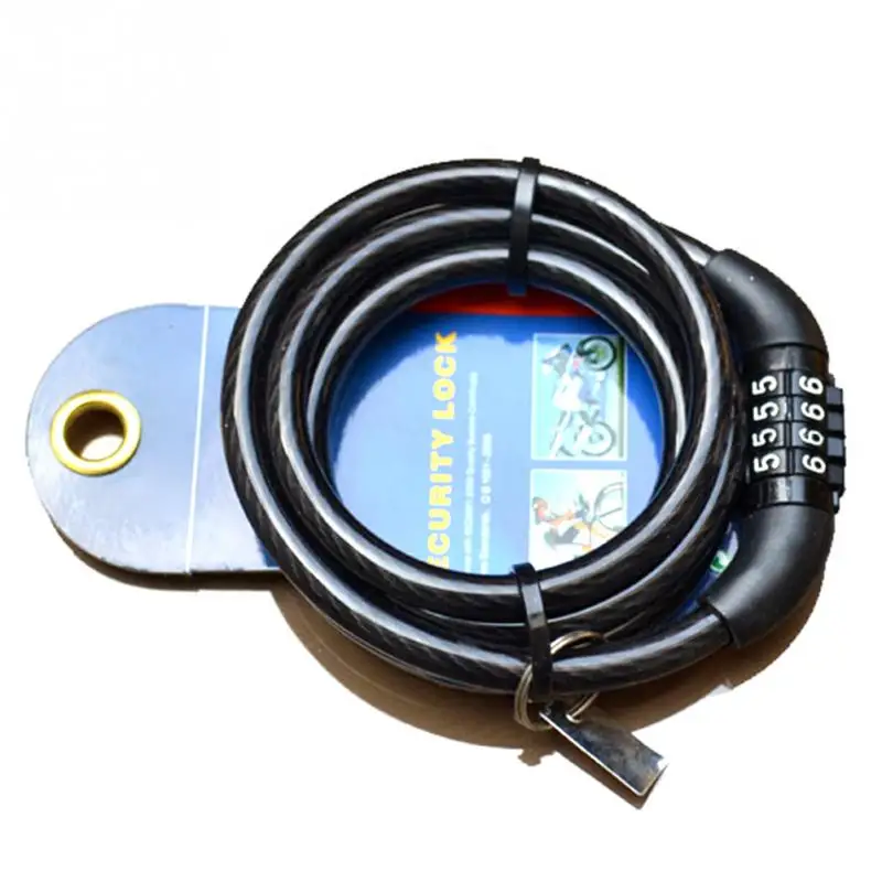 

Mini Bicycle Coded Wire Cable Lock Cycle Combination Retractable Lock Mountain Bike Anti Theft Security Lock For BIKE