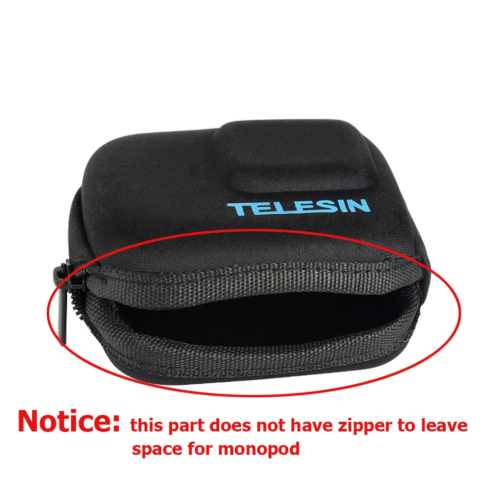 TELESIN Portable Mini Camera bag Storage Bag Protective Case for Sports Action Camera GoPro Hero 5 Hero 6 Hero 7 action camera