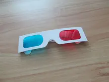 New Red/Blue Paper Card 3D 3-D Anaglyph Glasses paper 3d glasses 200 pieces P-01 New Red/Blue Paper Card 3D 3-D Anaglyph Glasses paper 3d glasses 200 pieces P-01