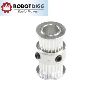 

Twin GT2 Timing Pulley, 20 Teeth, 8mm Bore for 6mm Width Belt,GT2-20T-8B-6-TW