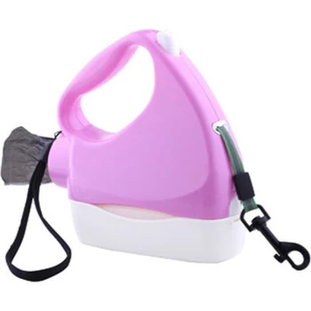

Multifunctional Retractable Dog Leash Four-In-One Automatic Leads Rope With Bowl Water Feeder Waste Bags Pet Supplies Accessorie