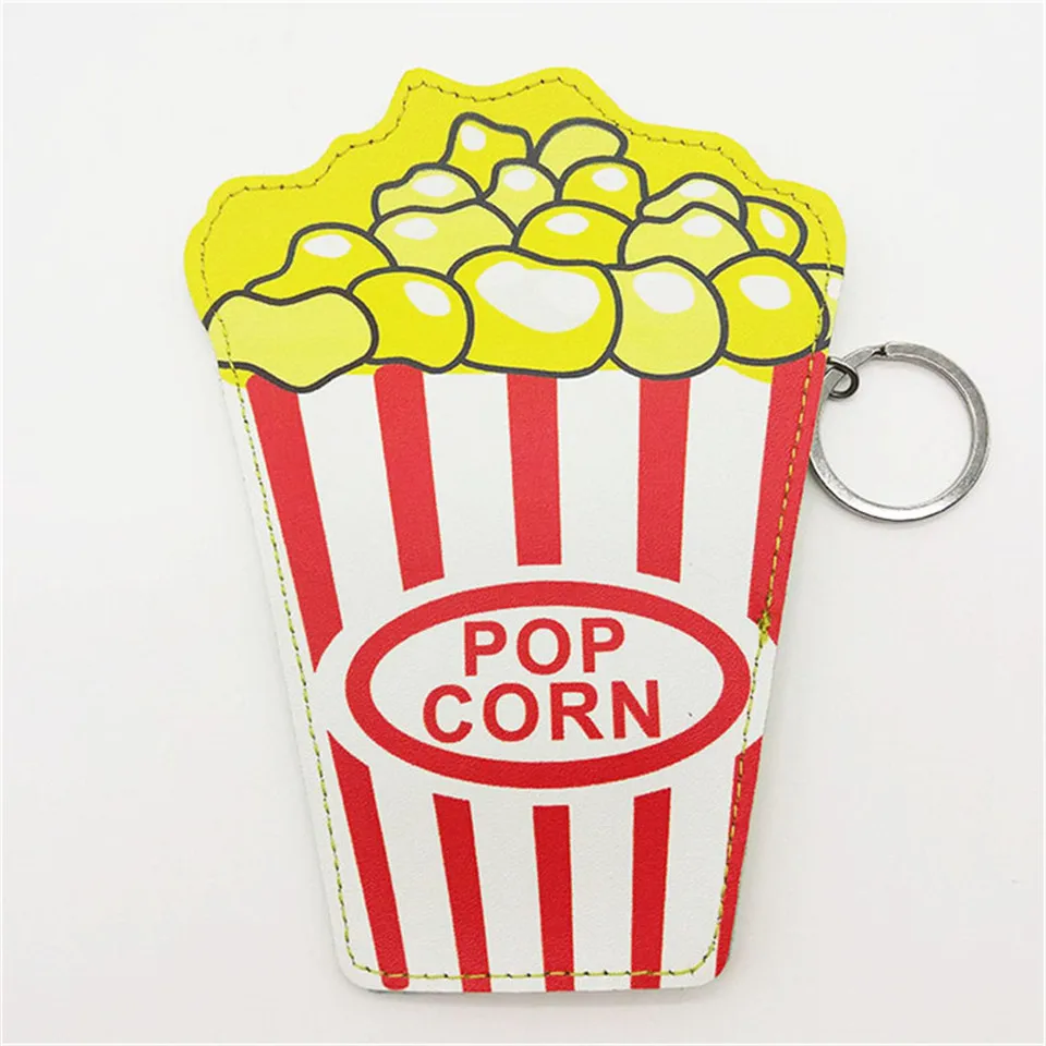 Want Go Cute Popcorn детское портмоне с 3D принтом женская сумка для монет мини бумажник с изображением персонажей из мультфильма кошелек маленькие держатели для ключей Портативная сумка для хранения