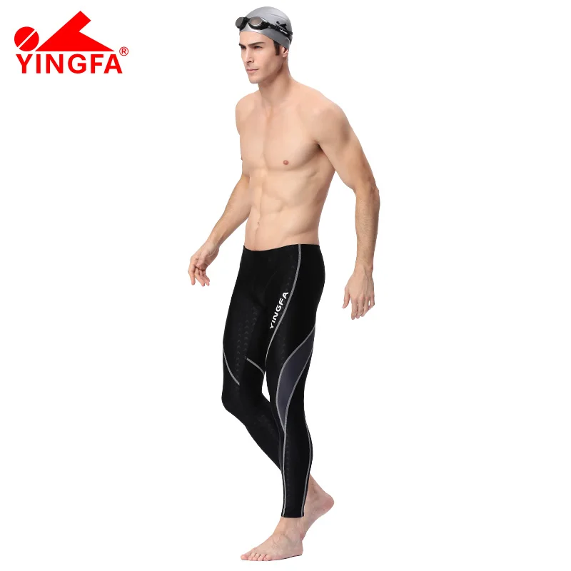 Плавки Yingfa для мальчиков плавательные трусы sharkskin мужские спортивные плавки|swimsuit