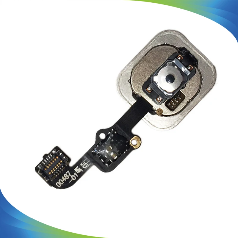 

10pcs High Quality Home Button Flex Cable for iPhone 6S plus 5.5 Inch On Off Button Assembly Black White Gold Rose
