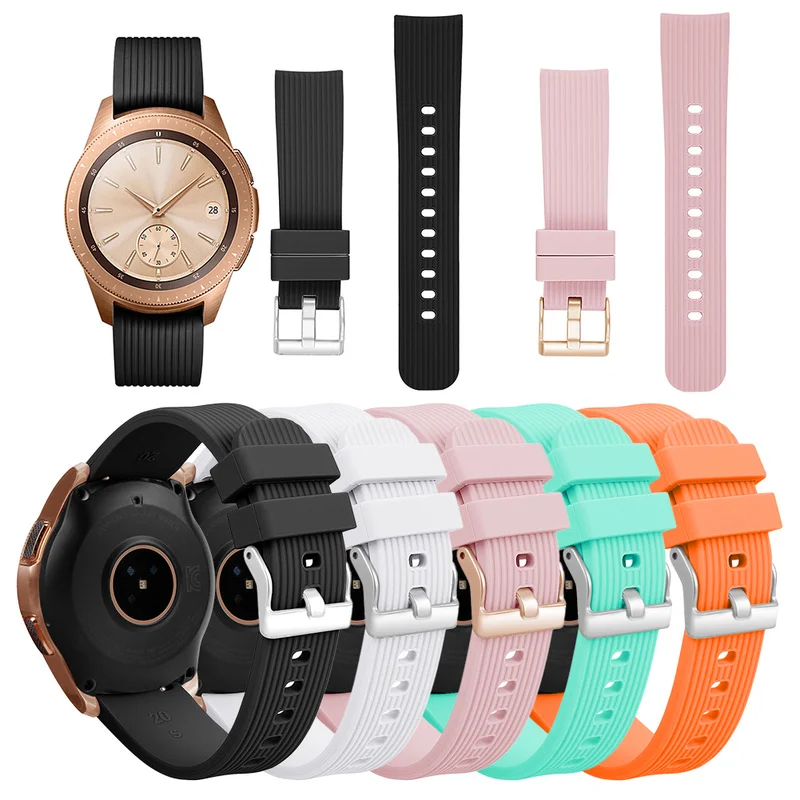 Силиконовый ремешок для наручных часов Samsung Galaxy Watch силиконовый спортивных