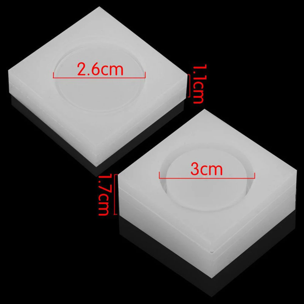 Полезная круглая силиконовая коробка для хранения DIY Глина Плесень Смола плесень кристалл эпоксидные украшения плесень литье ремесло ручной работы
