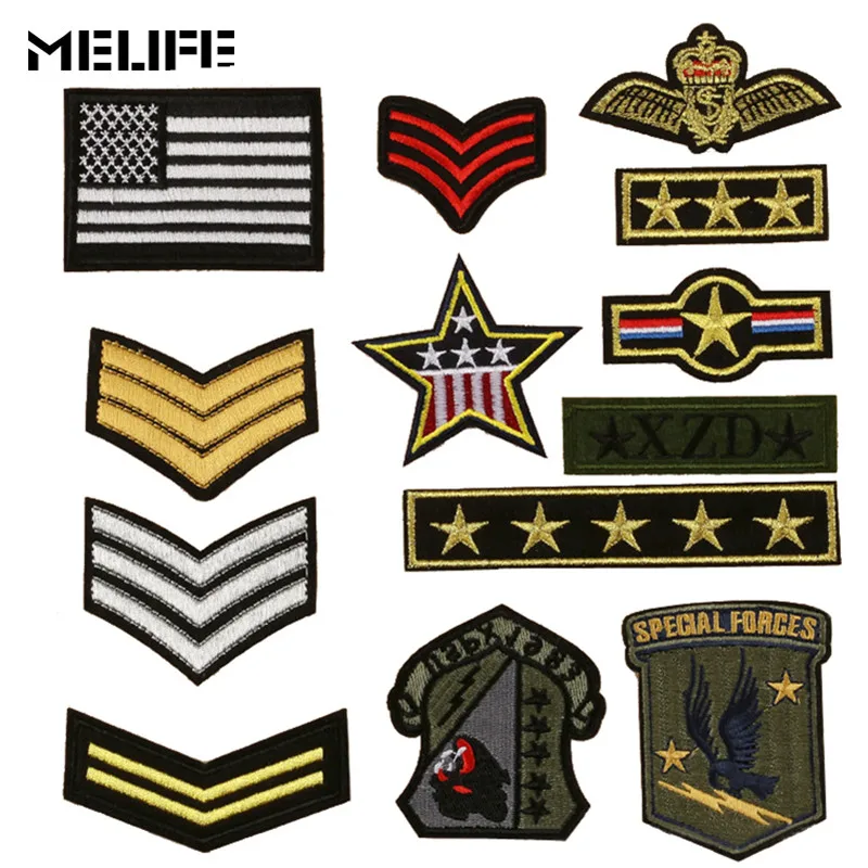 

Team Sports Souvenirs Embroidered Patch U.S.ARMY EMBLEM Embroidered Patch Tactical Boost morale Patches Army fans badges