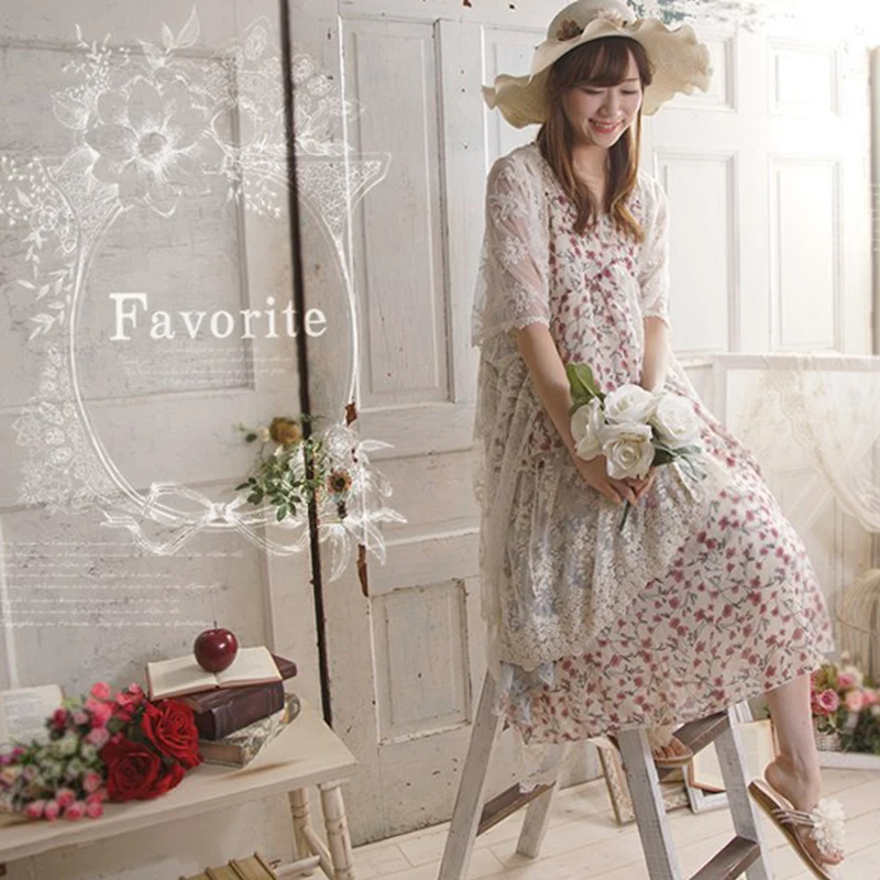 Женское асимметричное платье с цветочной вышивкой в стиле ретро летнее