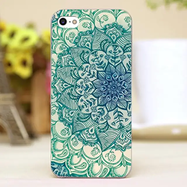 emerald doodle art design customized transparent case design my mobile case