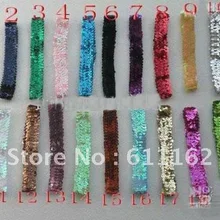 Горячая Распродажа разноцветных 150 шт 1 ''обруч с бантом b aby повязки для девочек стрейч застежка-молния