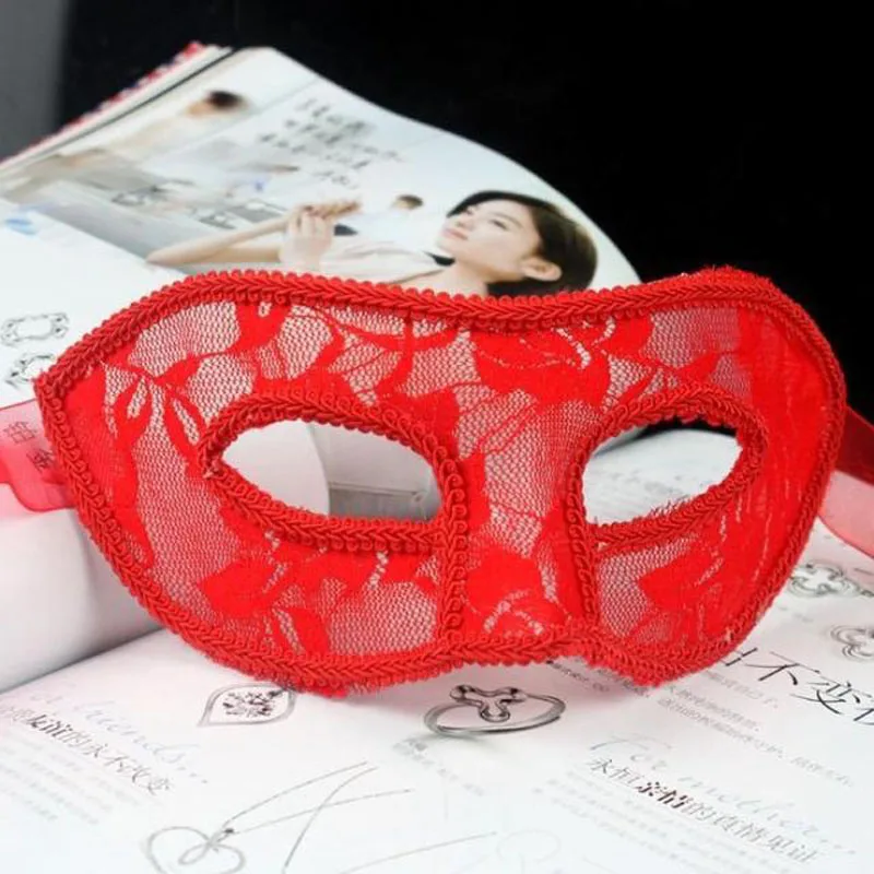 Черный красный белый Женская Сексуальная кружевная маска на глаза Вечерние Маски для маскарада Хэллоуин венецианские маскарадные маски