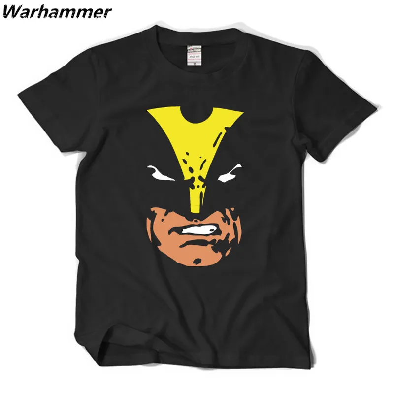 Warhammer 2017 Summer New XMen T Shirt Homme Fashion Style Cotton Print