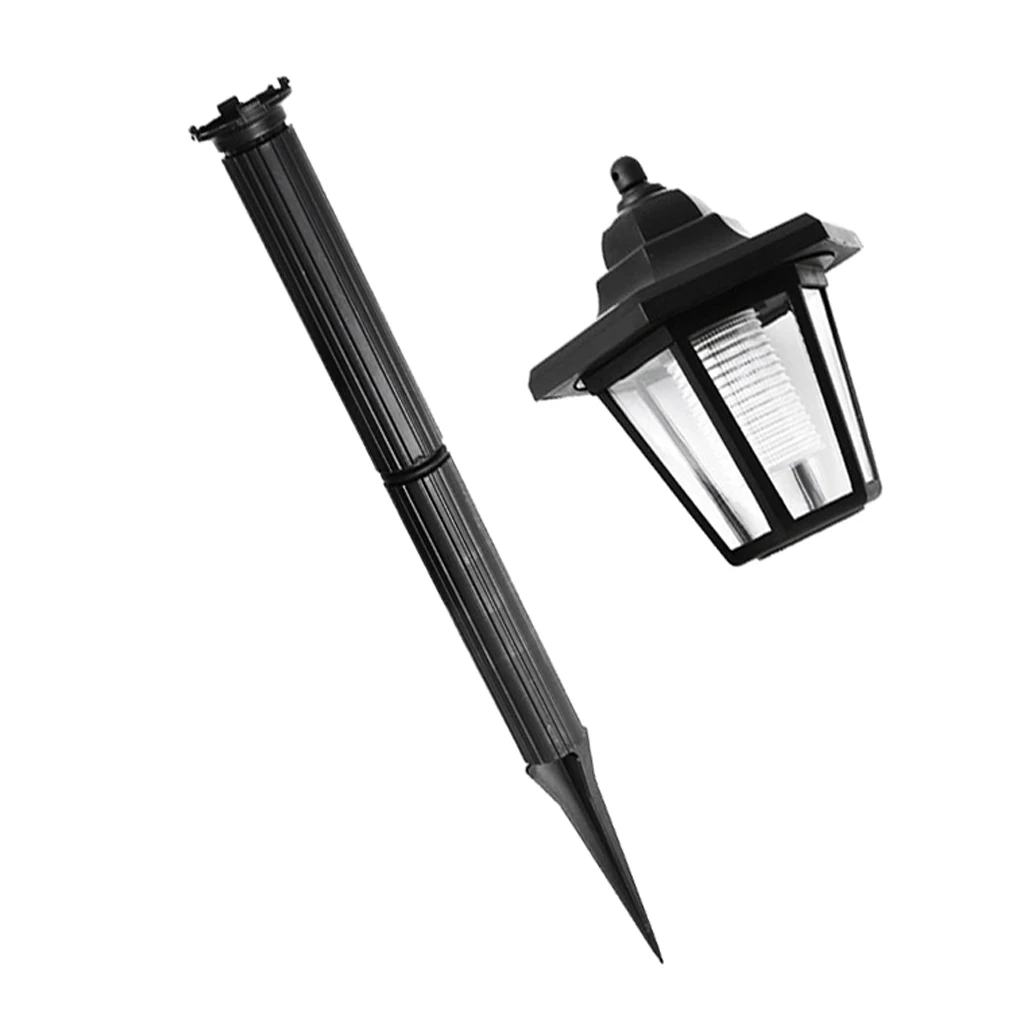 Solar Power LED Path Way Wall Landscape Garden Fence Outdoor Lamp