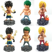 Underworld Gangland One Piece Underworld Roronoa Zoro Sanji Monkey D Luffy with Tattoo PVC Action Figure Toys 15cm underworld underworld a hundred days off