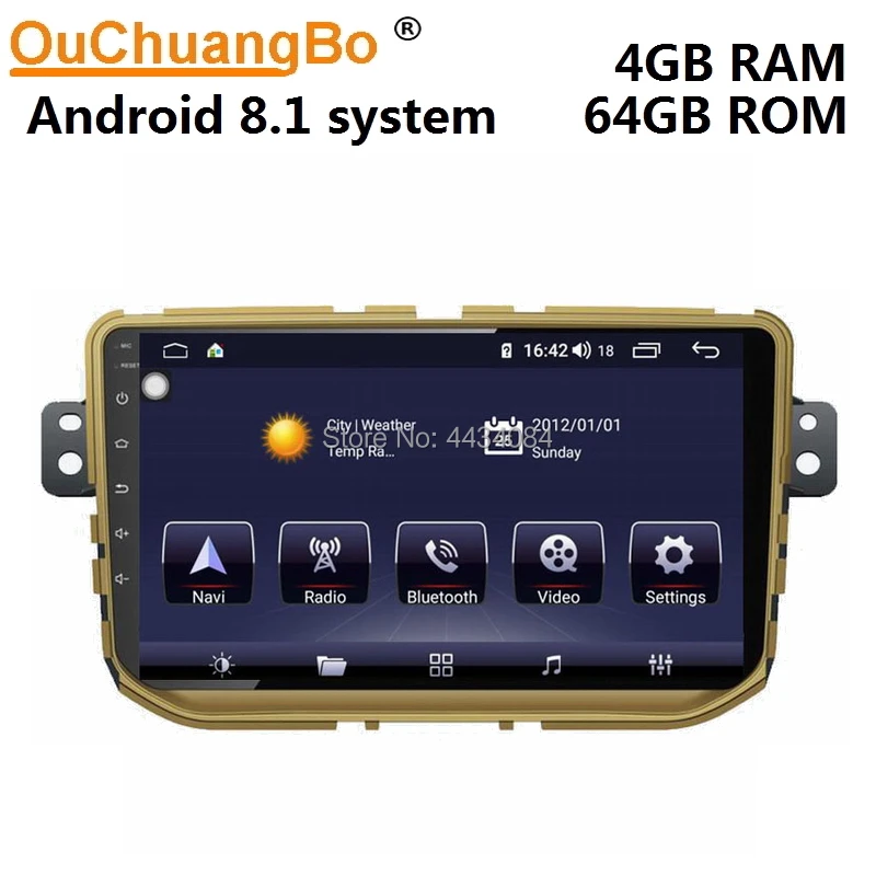 

Ouchuangbo car radio touch screen gps auto navigatie for Great Wall Haval H2 2015-2018 support 8 cores 4+64 android 8.1 OS