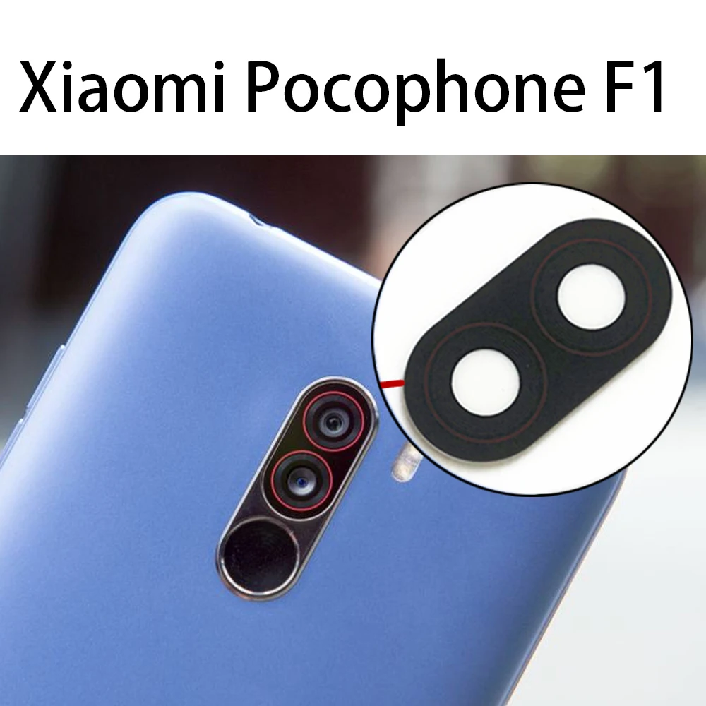 

For Xiaomi Pocophone F1 Rear Camera Lens Glass For POCO F1 Back Camera Lens Replacement Parts