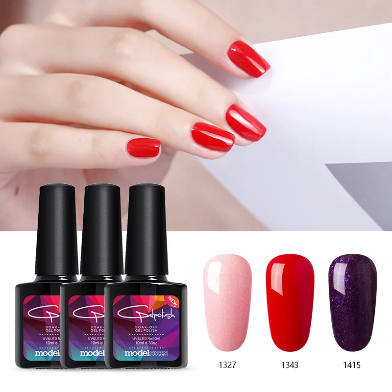 Modelones 3Pcs/Lot Nail Gel Polish Set Nail Art Salon UV Nail Gel ...