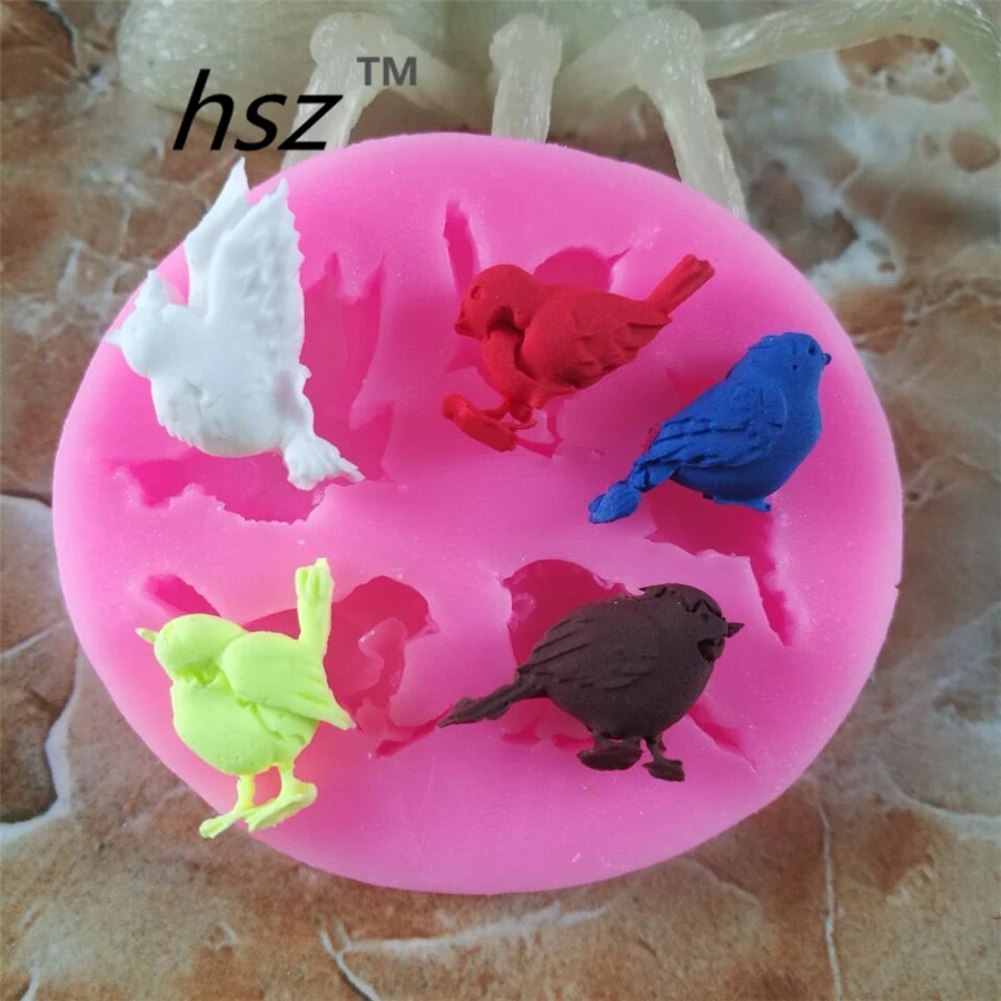 Sparrow Oiseau Cuisson Outils Silicone Moule Gateau Au Chocolat De Gelee De Sucrerie De Moule De Cuisson Fondant De Decoration De Gateau Outils Aliexpress