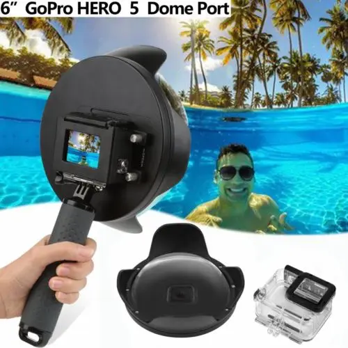 Dome Port Kamera Objektivabdeckung Unterwasser Tauchen Kamera f/GoPro Hero 5/6/7 Dome Port Kamera Objektivabdeckung Unterwasser Tauchen Kamera f/GoPro Hero 5/6/7