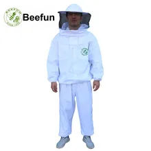 Beefun Пчеловодство куртка вуаль набор анти-пчела защитная одежда Смок оборудование поставки костюм для пчеловодства
