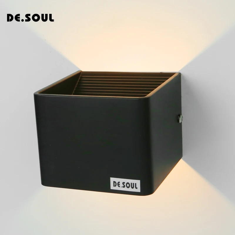 DE. SOUL Настенные светильники Современные Бра наружные черные белые AC лестницы