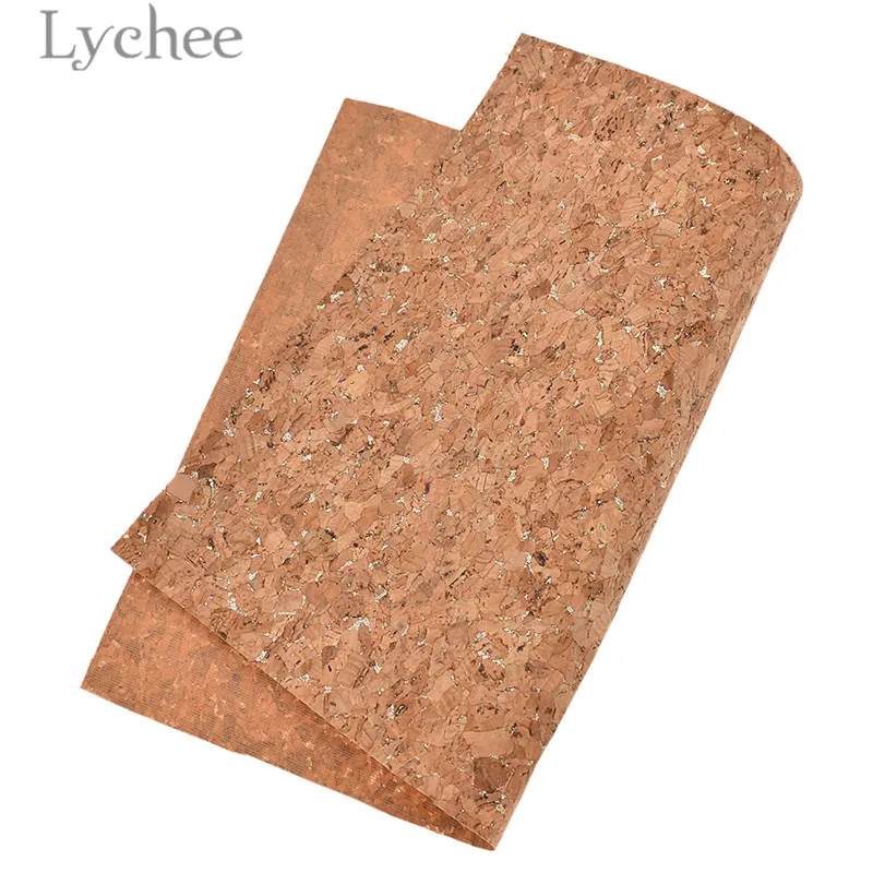 Lychee Life 29x21 см A4 винтажный мягкий пробковый материал высокое качество шитье Синтетическая Кожа DIY материал для сумок одежды