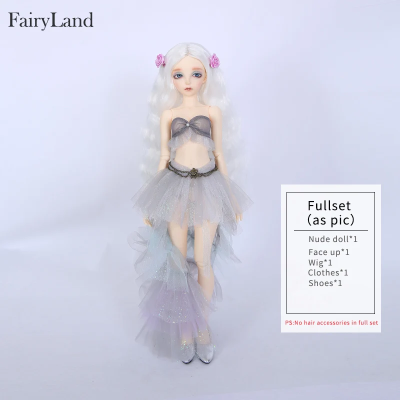 Fairyland Asia Русалка Fairyline 1/4 bjd sd куклы модель для девочек и мальчиков глаза высокое качество игрушки магазин смолы OUENEIFS - Цвет: Fullset human