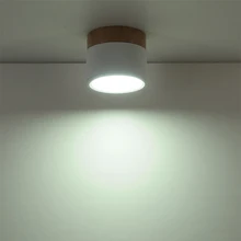 Скандинавский светодиодный потолочный светильник светильники для помещений 5 Вт 7 Вт 12 Вт алюминиевый Черный Белый Зеленый Желтый цвет круглый потолочный светильник для кухни
