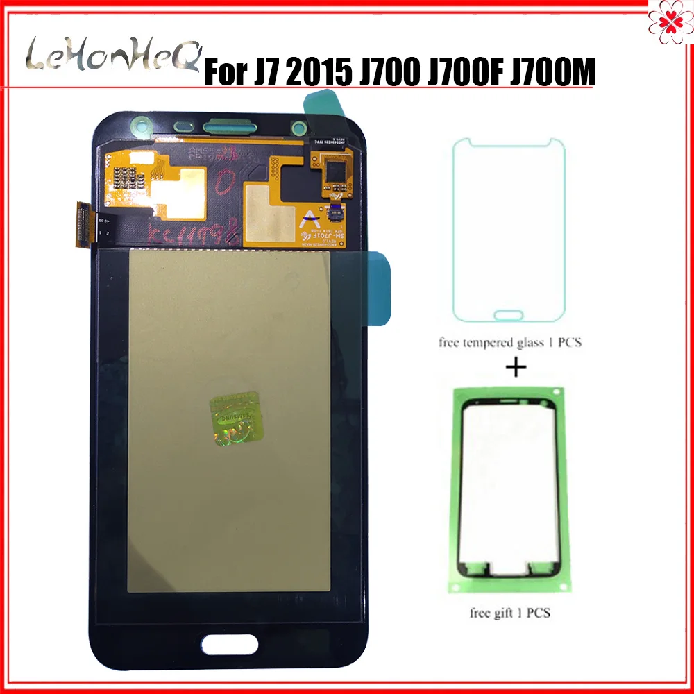 

Test LCD For Samsung Galaxy J7 2015 J700 J700M J700F Display Touch Screen Digitizer Assembly For samsung J7 J700H original parts