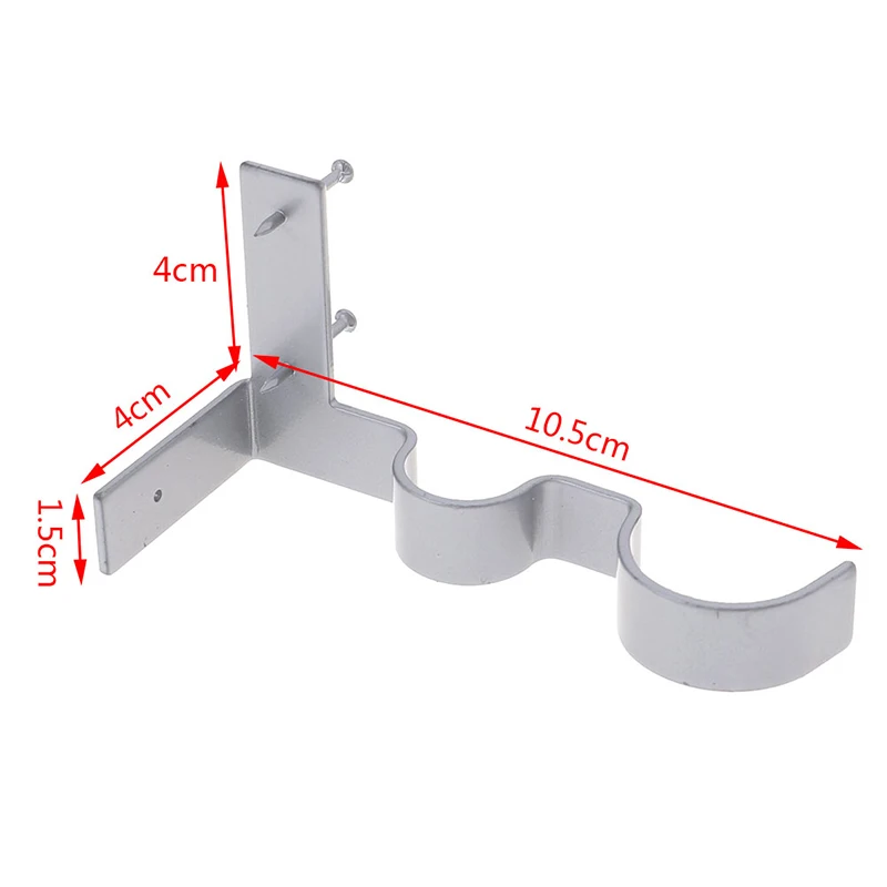 1 пара держатель для занавески держатели стержней нажмите прямо в оконную рамку карниз для штор