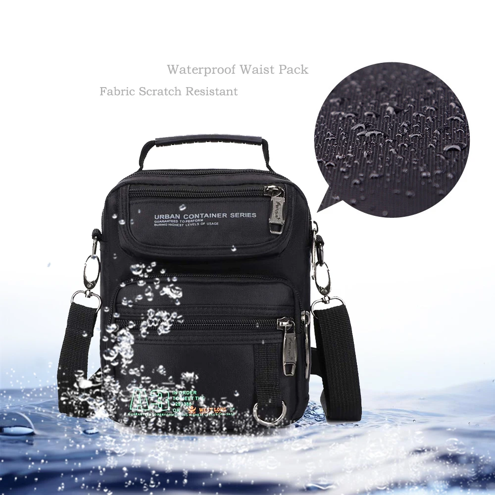  New 3707W Men Messenger Bags Casual Multifunction Small Travel Bags Waterproof Leisure Shoulder Fas - 32658343136