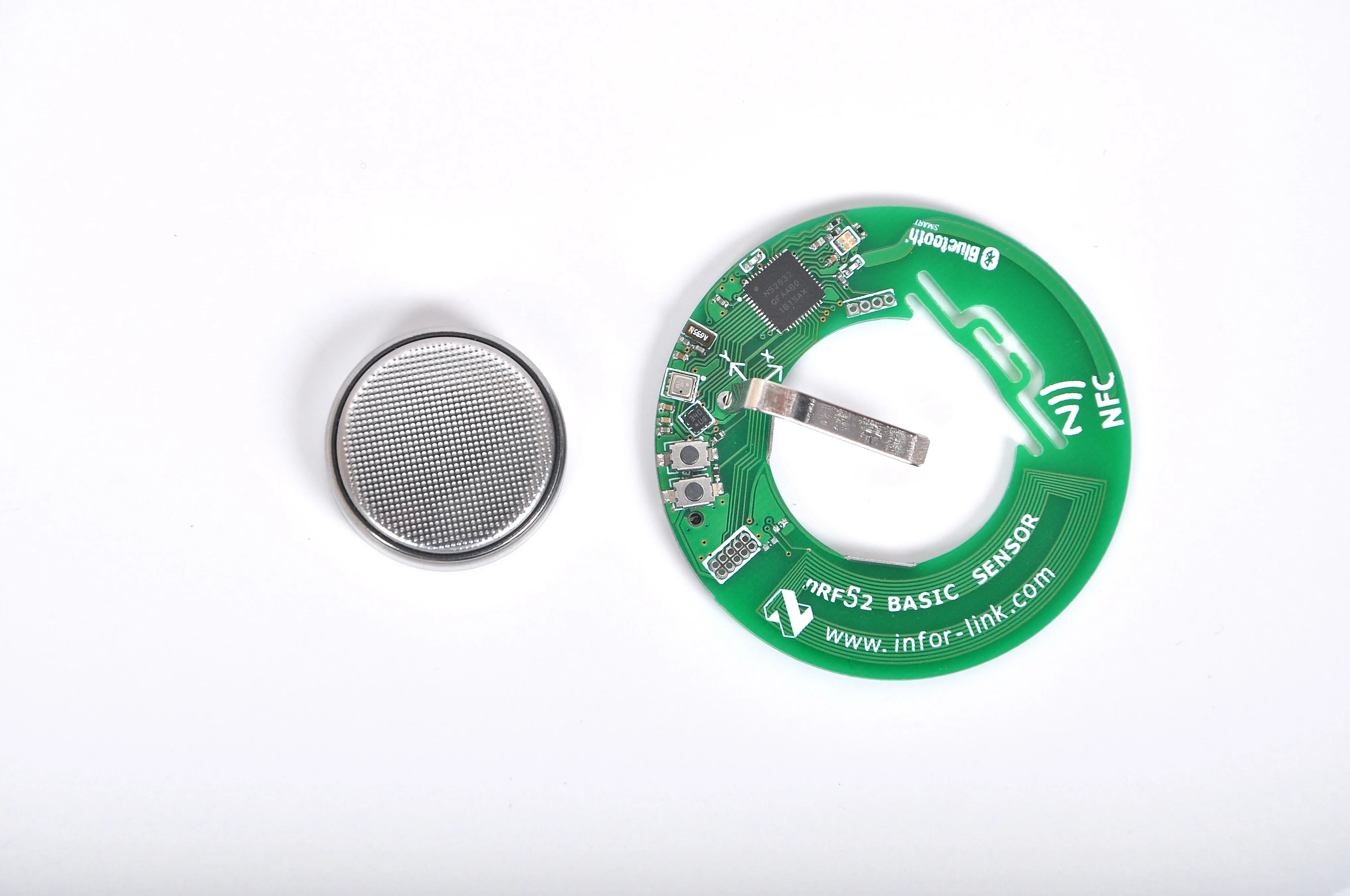 New product! NRF52832 Bluetooth, wireless sensor, acceleration sensor