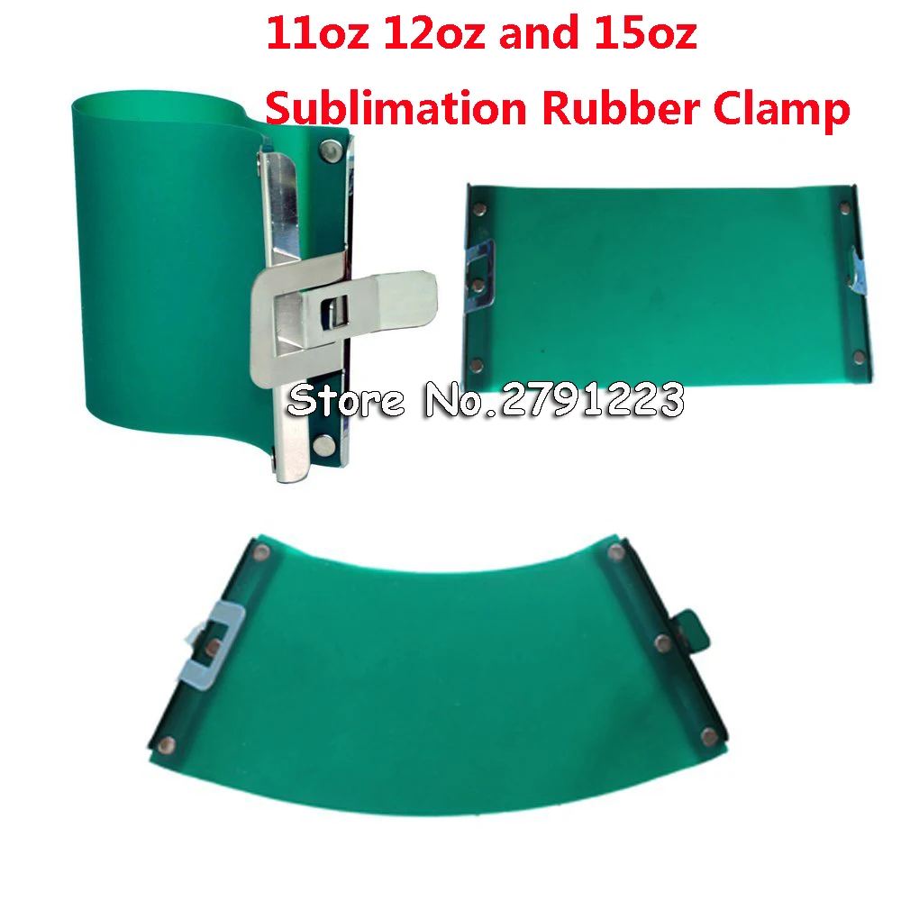 

6pcs Sublimation Rubber Clamp for 11oz&15oz Mugs and 12oz latte Mug by 3D Sublimation Transfer Machine or Home Baking Oven