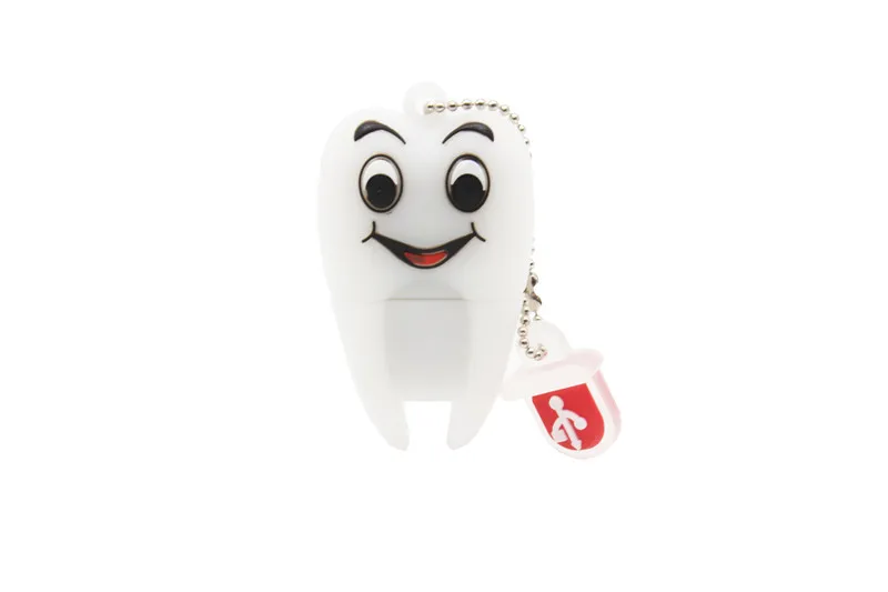 JASTER Gift Teeth Cute Model Cartoon 4GB 8GB 16GB 32GB 64GB 128GB USB Flash Drive Memory Stick Pendrive Dentist usb c memory sticks