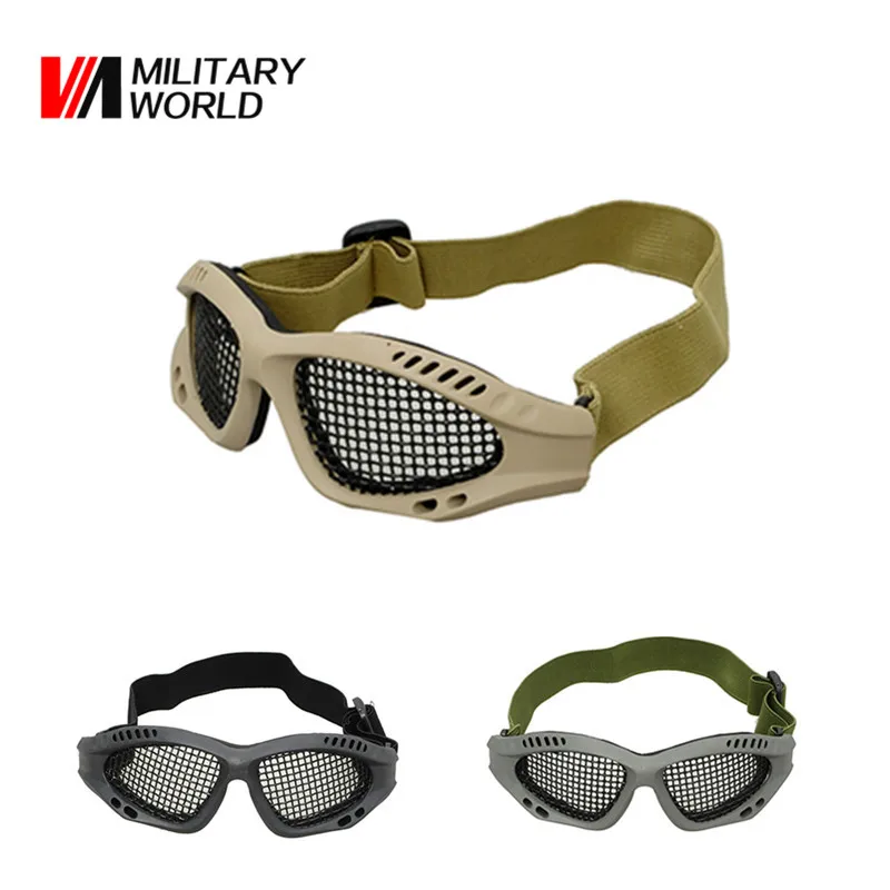 Prix pour Sport Airsoft Militaire Acier Mesh Protection Des Yeux Lunettes Paintball Chasse Tactique Casque Lunettes Lunettes Pour Hommes 3 Couleur Prix pour Sport Airsoft Militaire Acier Mesh Protection Des Yeux Lunettes Paintball Chasse Tactique Casque Lunettes Lunettes Pour Hommes 3 Couleur