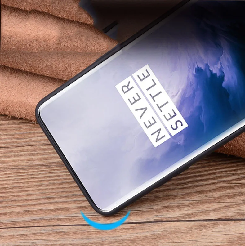 Для Oneplus 7 Pro чехол из натуральной кожи задняя крышка для One Plus 7 Pro свободное Закаленное стекло протектор экрана