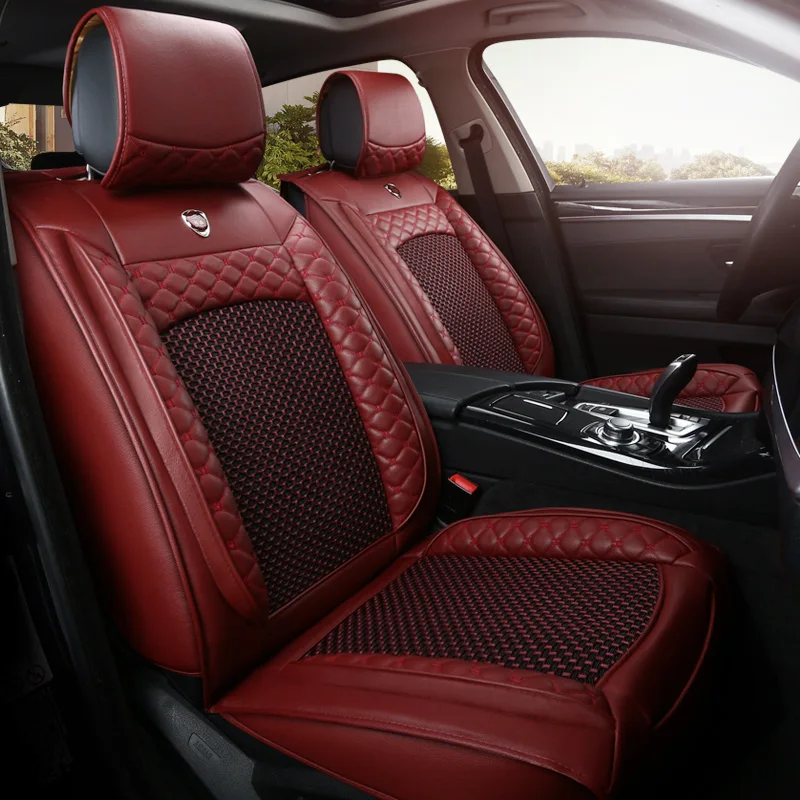 Buy artificial leather auto universal car seat covers