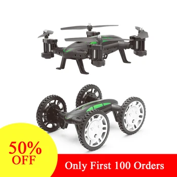 

RC Drone Air-Road Double Model FY602 Flying With HD Camera 2.4G Quadcopter 6-Axis 4CH Helicopter Run Sides