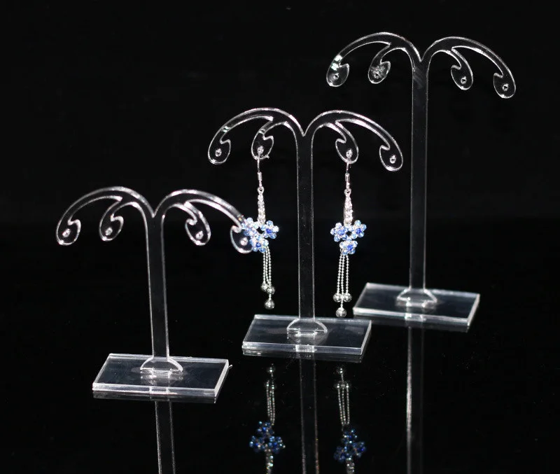 

Three Colors Acrylic Earring Tree Display Jewelry Holder Stand
