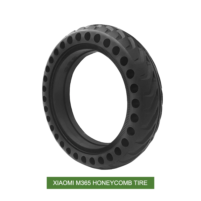 8 1/2x2 Xiaomi Mijia M365 электрический скутер колесо пневматического грузоподъёмника 8 дюймов для пчелиных сот демпфирования когда-либо шины надежных партнеров! безвоздушные вакуумный внутренней трубки шины - Цвет: Honeycomb solid tire