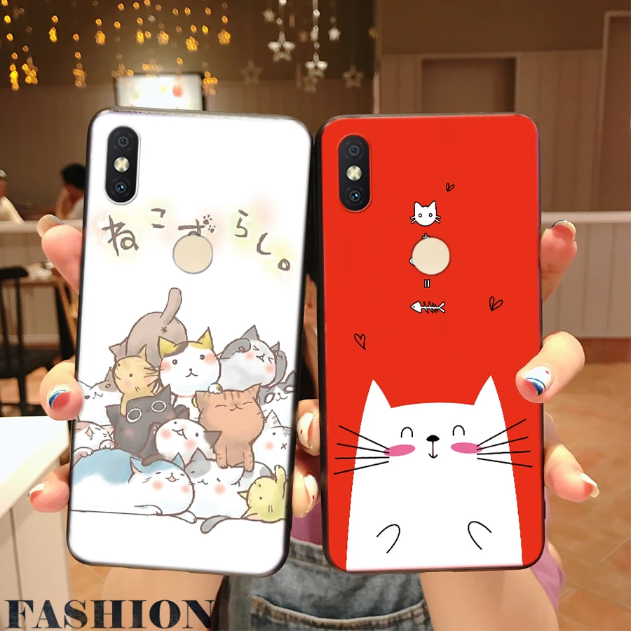WAIDM for Xiaomi Redmi S2 case cover Cartoon Soft Silicone cover on for xiaomi Redmi S2 tpu Phone case