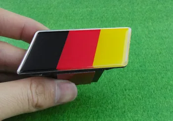 

Auto Rhombic Germany German Flag Front Grille Grill Emblem Badge Sticker