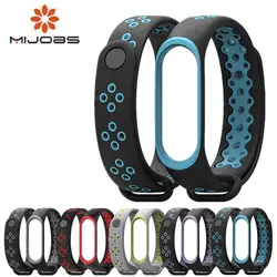 Mi jobs Sport mi Band 3 ремешок на запястье для Xiaomi mi band 3 силиконовый браслет для Xiaomi mi band 3 band3 Смарт-часы браслет