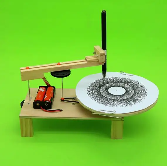 DIY Электрический плоттер набор роботов для рисования физика научный