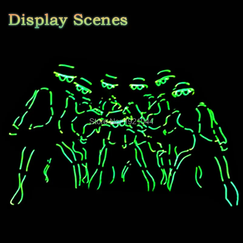 

Chinese Got Talent DIY Festival party Luminous clothes 10 Colors Select EL wire Suits Powered by DC-12V EL Driver